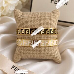 Luxe Monogram Cuff Bracelet